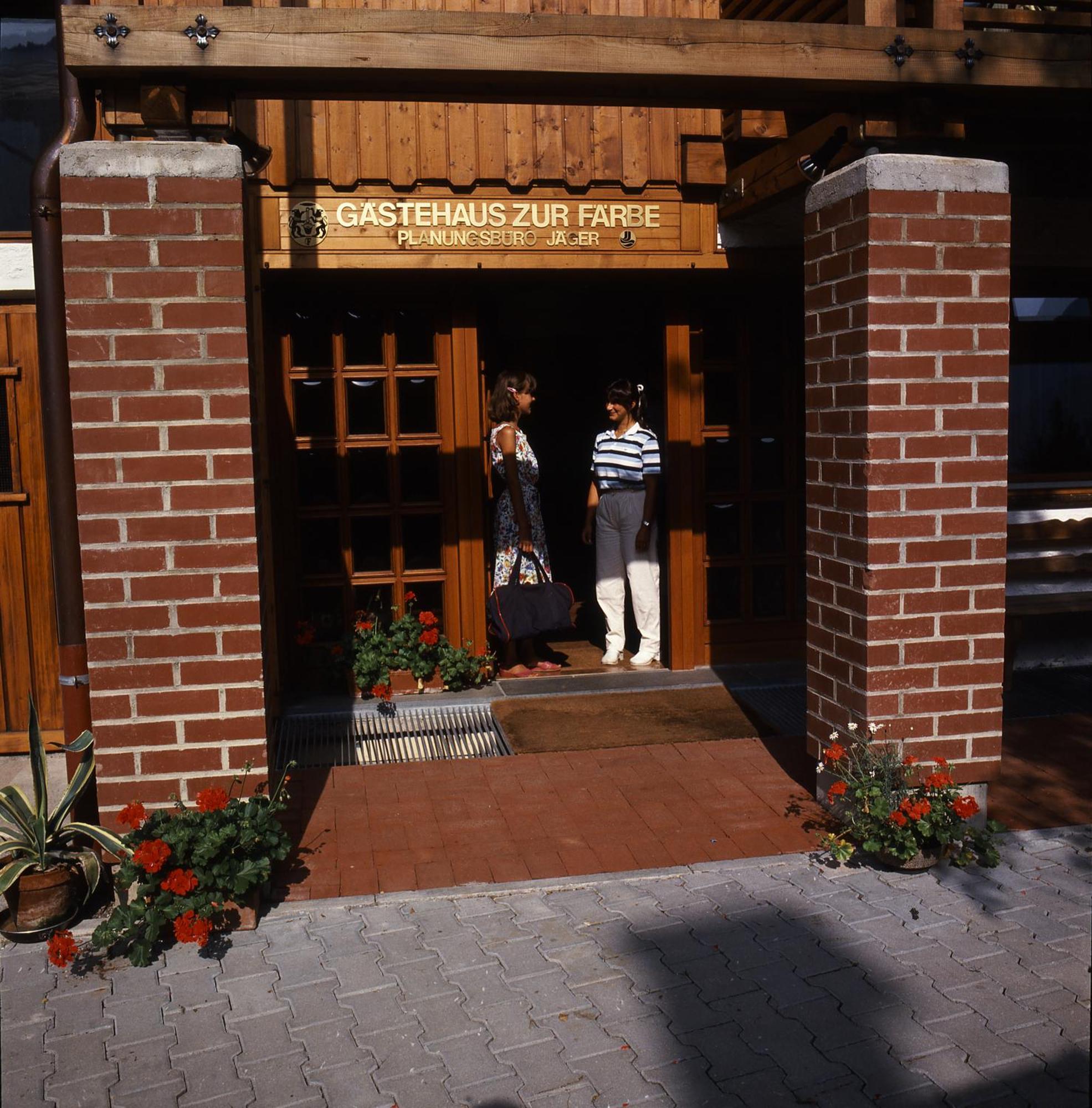 Gaestehaus Zur Faerbe Apartments Oberstdorf Exterior foto