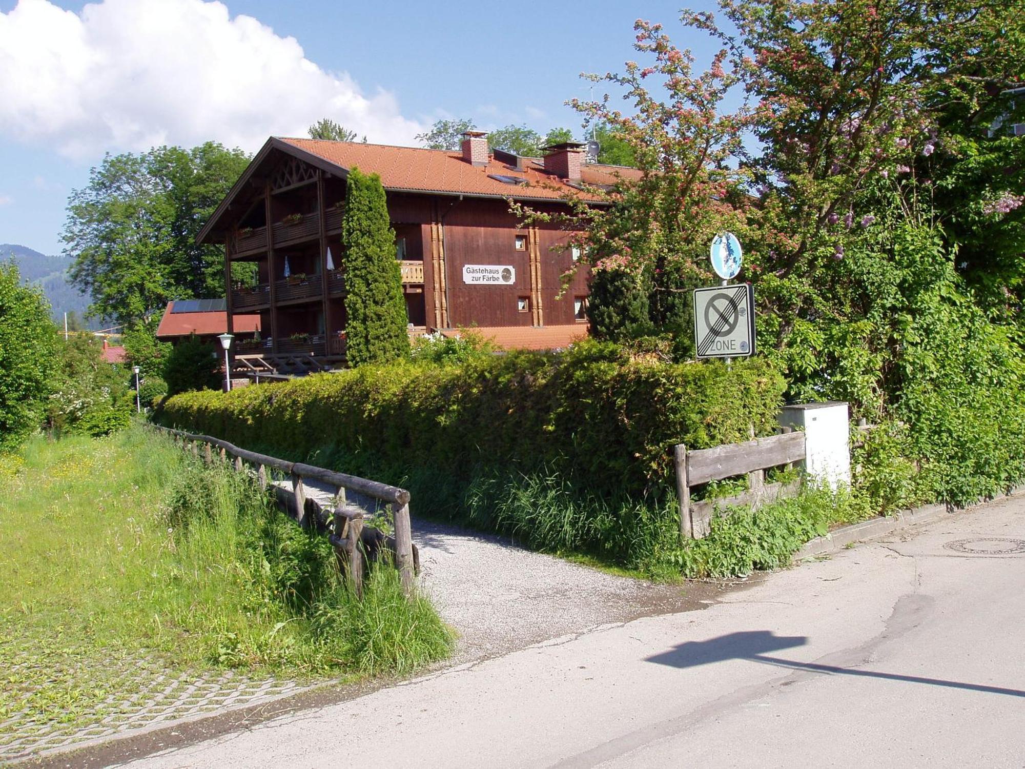 Gaestehaus Zur Faerbe Apartments Oberstdorf Exterior foto